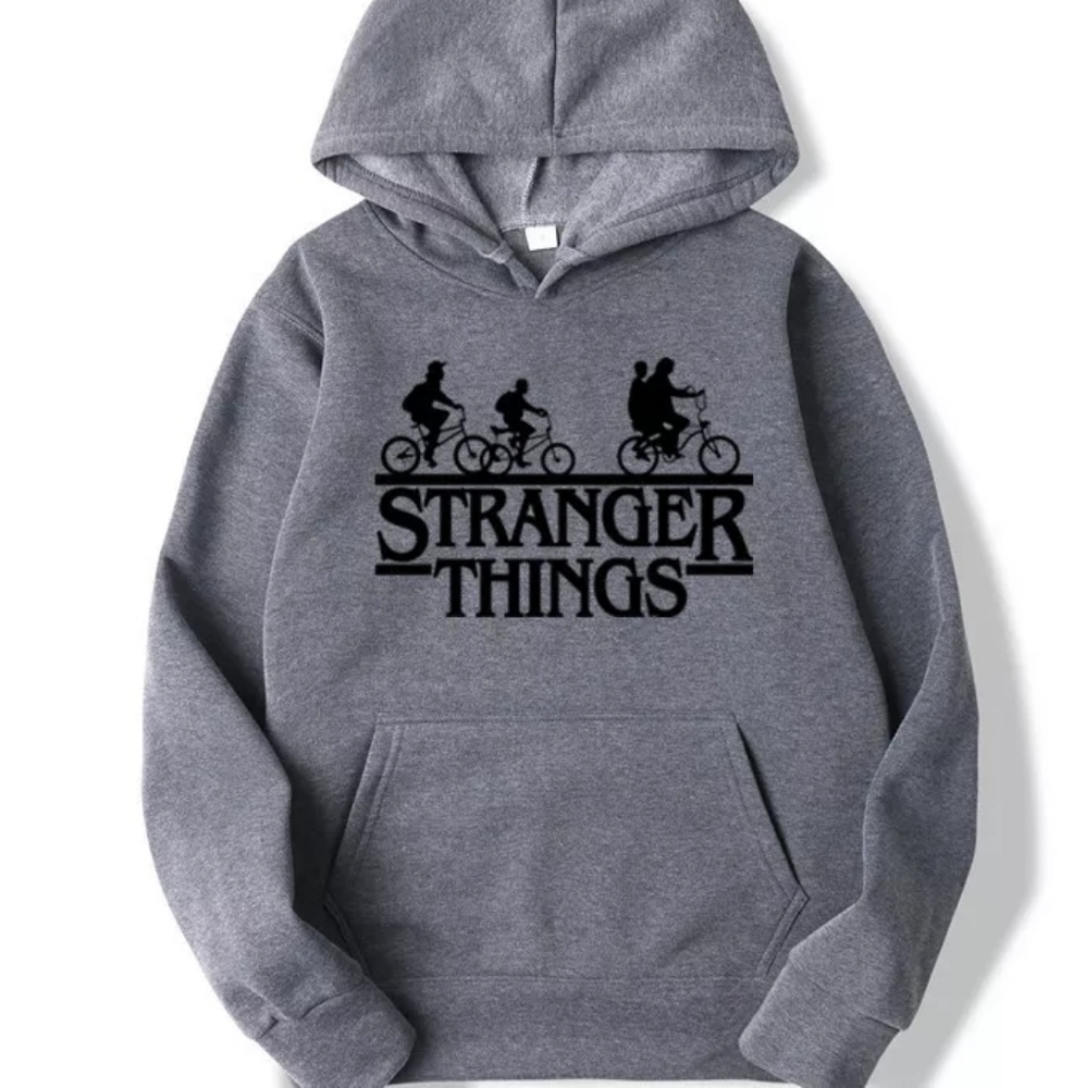 Last 2 in stock: Stranger Things Dark Gray Hoodie